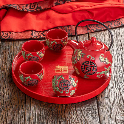 Chinese Wedding Tea Ceremony Tea Pot Set